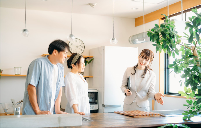 実際の建物を体感できます