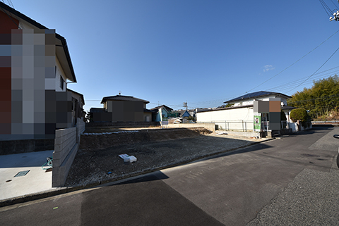 廿日市市阿品3丁目注文住宅用土地の全景画像