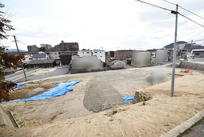 鹿籠2丁目　土地　外観3　※造成開始前